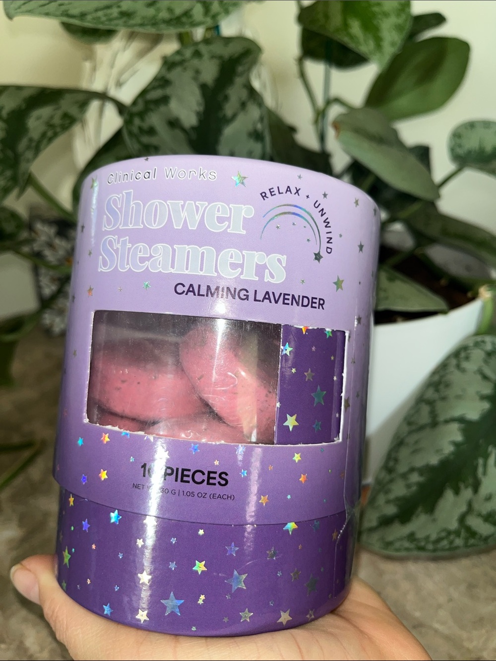 Clinical Works Shower Steamers Calming Lavender 10 Ct NEW/SEALED